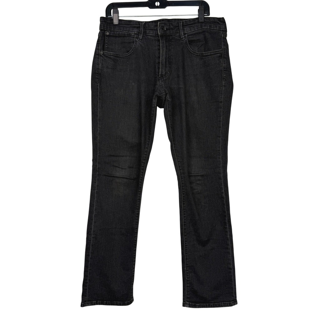 Bonobos Jeans Mens 32x30 Slim Fit Stretch Five Pocket Denim Pants Black Zip